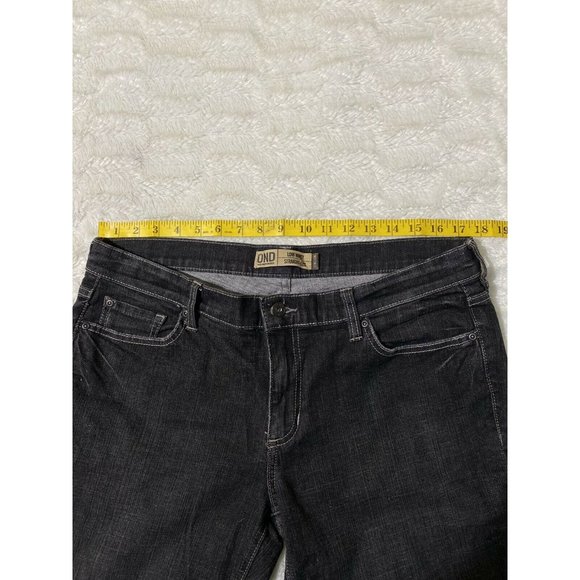 OLD NAVY Womens Bootcut Black JEANS SIZE 14 R 35x31 Msrd - Picture 6 of 12